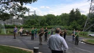 Stripes Graduation Scene - Actuary Style