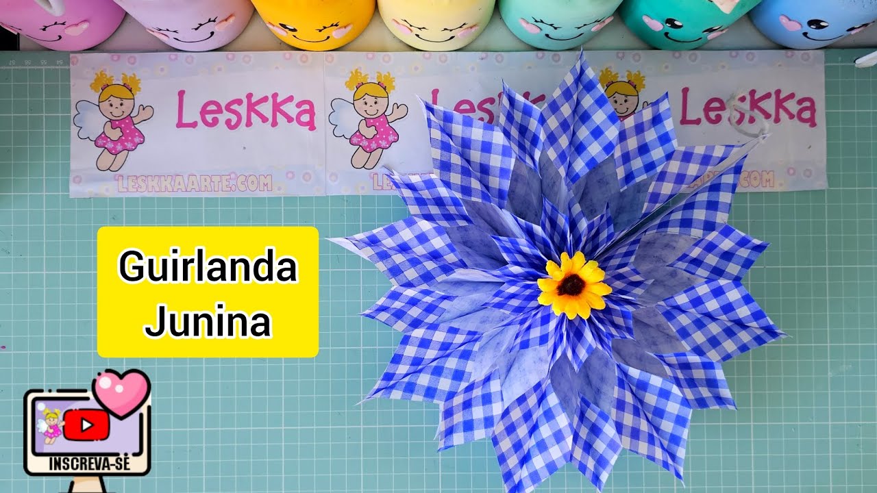 DIY - DECORAÇÃO JUNINA - GUIRLANDA