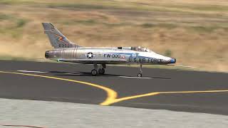 Carf F-100 takeoff Friday Jets over California 2026