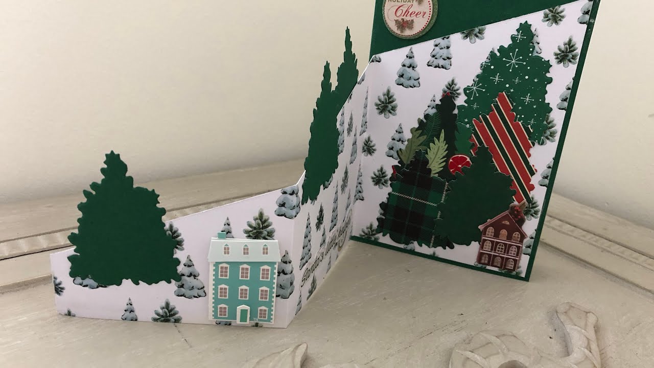 TUTO CARTE PLIER PAYSAGE FACILE