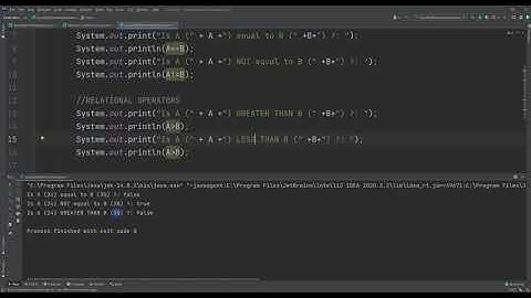 Java Basics #008: Equality, Relational and Conditional Operators