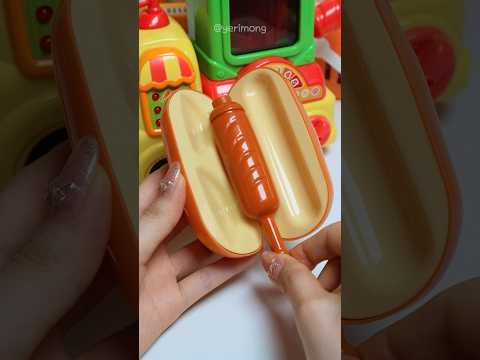 Satisfying Miniature Hotdog Toy Cooking ASMR