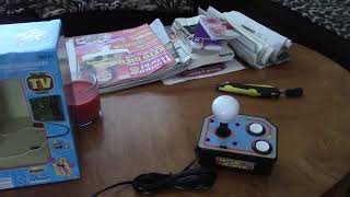 Opening and Overview of the Ms. Pac-Man Plug and Play Game By MSI