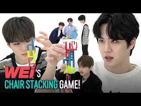 [Pops in Seoul] TWILIGHT~♬ Today&amp;#39;s game♟ for WEi(위아이) - &amp;#39;Chair <strong>Stacking</strong>🪑&amp;#39;