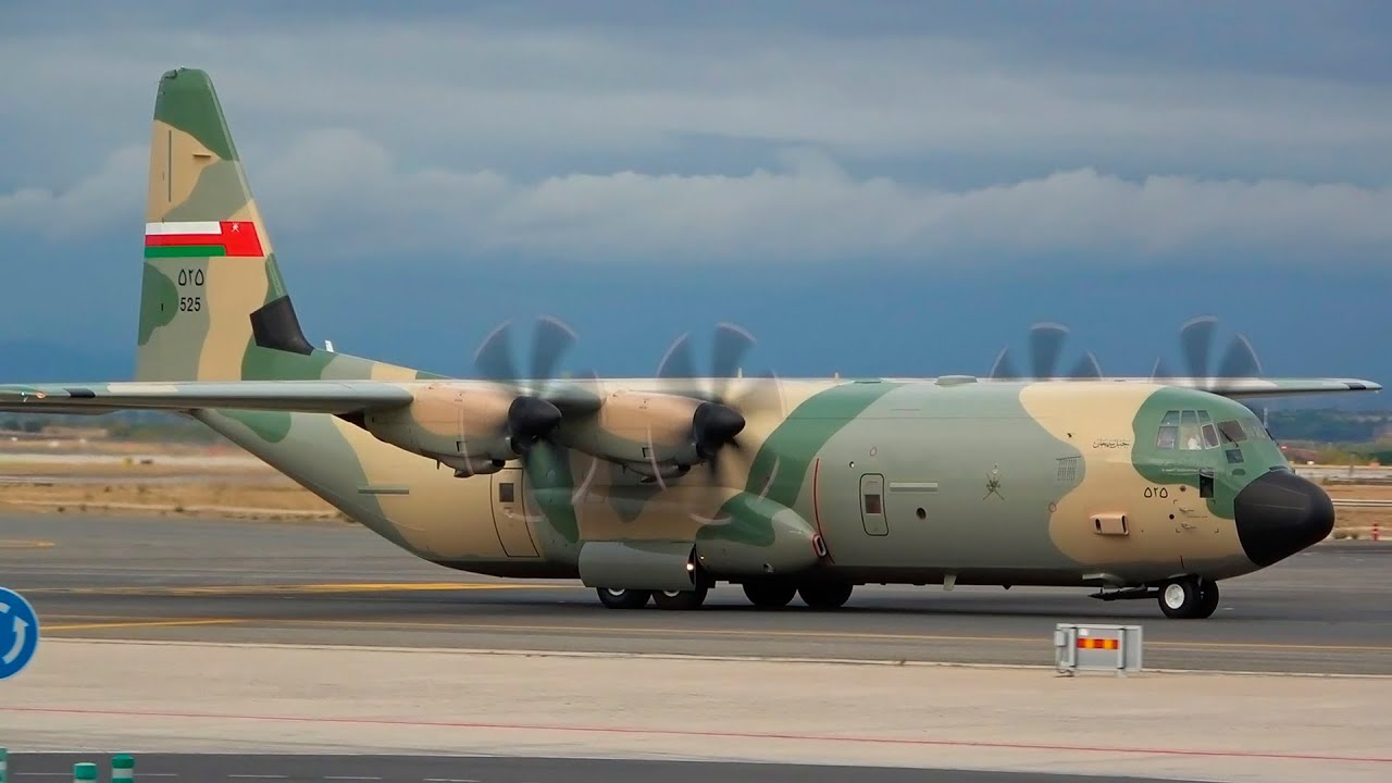 Lockheed C-130J Hercules - 525 - Oman Royal Air Force - Madrid Airport (MAD) - 01/11/25