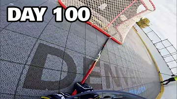 DAY 100 of Learning How To Play Hockey!