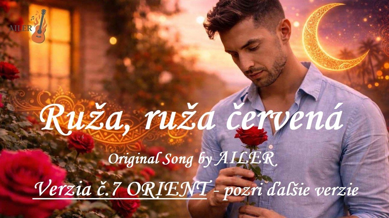Ruža, ruža červená (Original Song) | AILER | verzia č.7 ORIENT