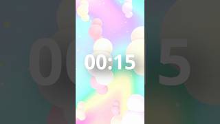 15 Second Countdown Timer - Fun Music #timer #countdown #stopwatch