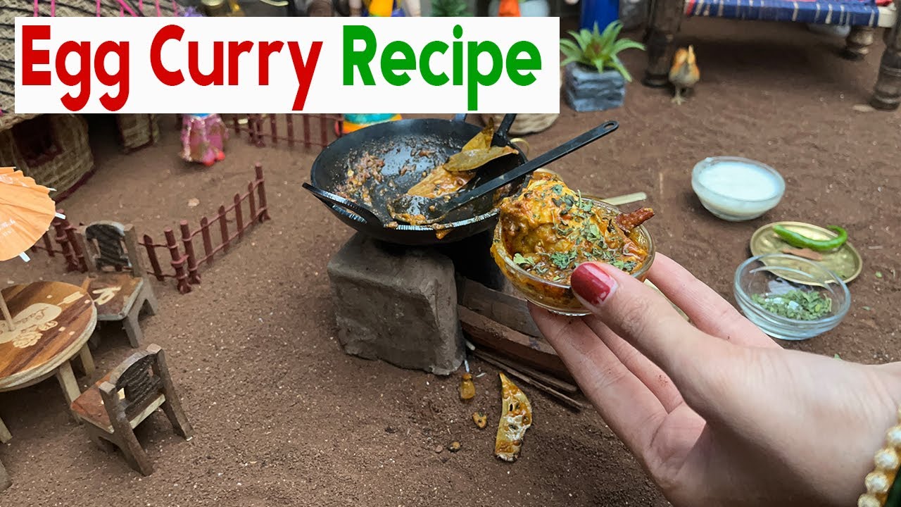 Miniature Roasted Egg Masala | Egg Curry Recipe | Pallavi’s Miniature  