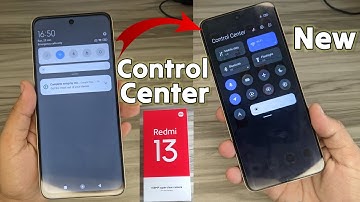 How to change control center in Redmi 13 | Redmi 13 New control center