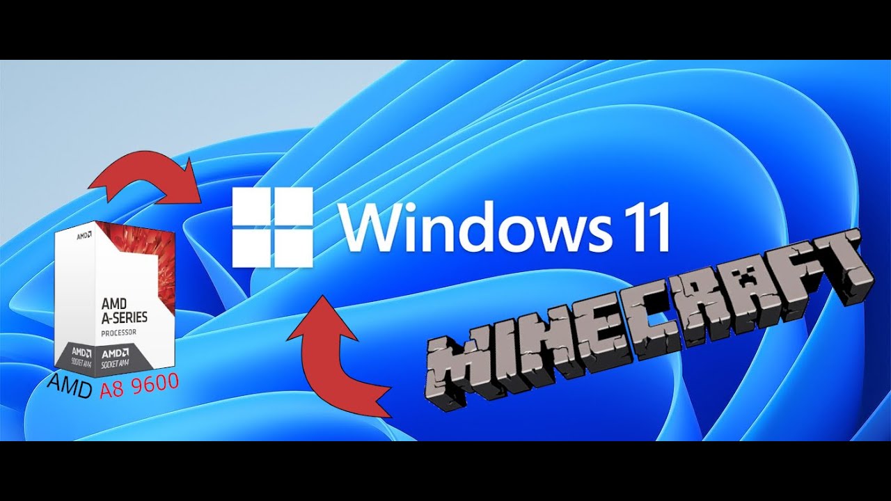 Amd A8 9600 Vs Minecraft 1 17 1 Windows 11 Youtube