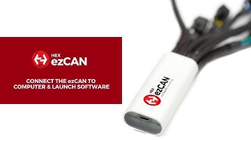 Connecting your computer to the ezCAN