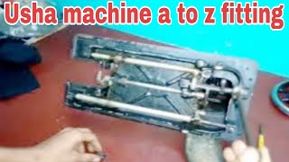 Usha machine a to z fitting | usha choti machine full service | silai machine full part fitting | screenshot 5