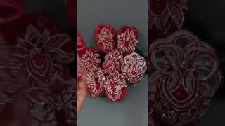 Набор шаров с объемным декором #christmas #diy