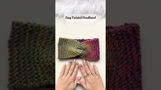 Easy Twisted Headband #crochetinspiration #kamecrochet