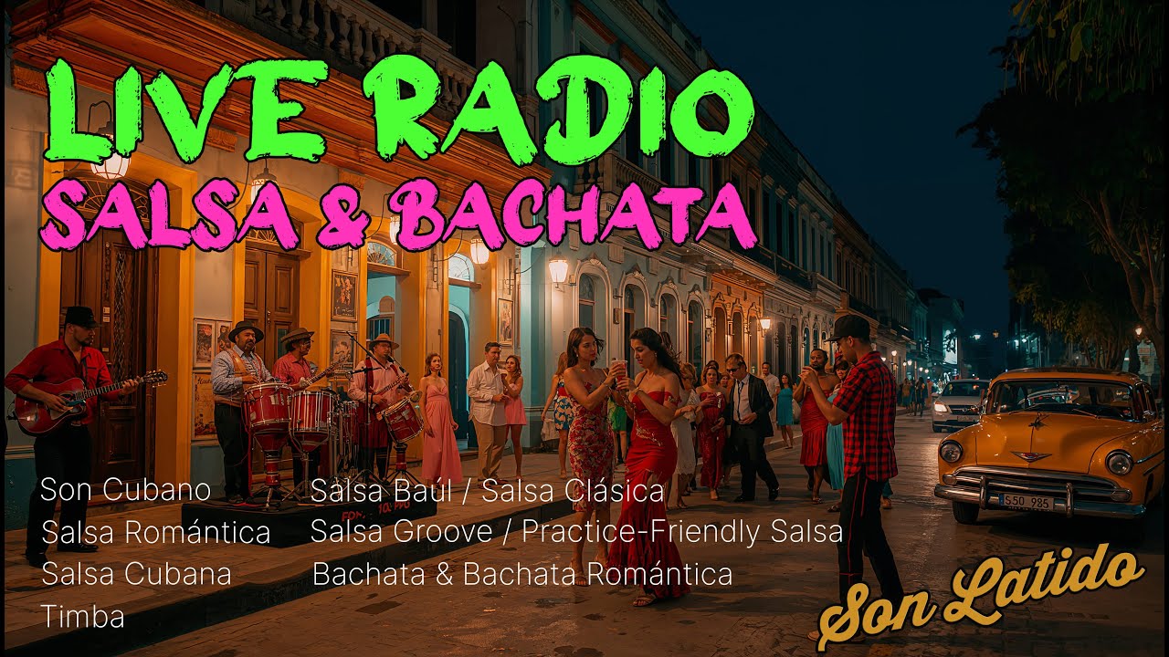 Salsa & Bachata Live Radio 24/7 🌴 Romantic • Dance • Feel-Good Latin Music