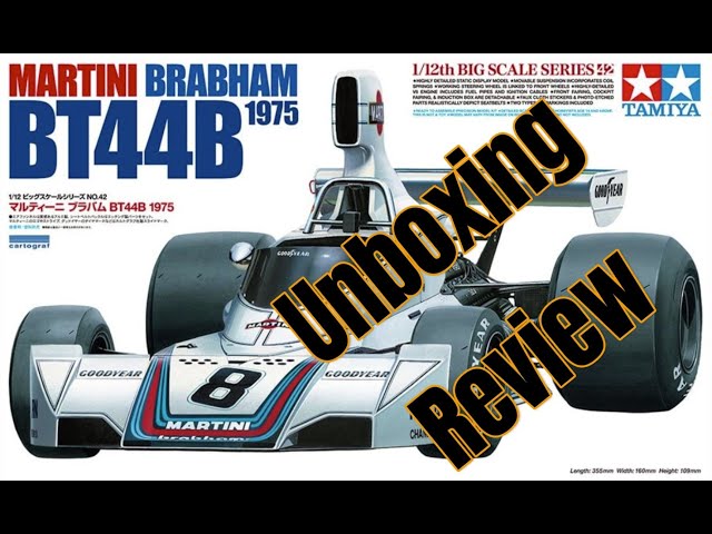 Martini Brabham BT44B - Formula 1 World Championship 1975 - 1/12 Kit para  Montar Tamiya12042 na Competition Hobbies