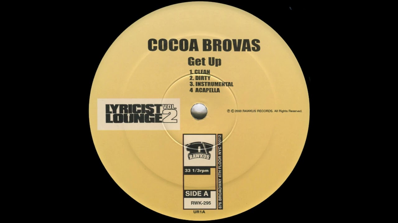 Cocoa Brovaz - Get Up (Prod. by DJ Hi-Tek) INSTRUMENTAL