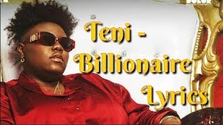 Teni - Billionaire [Lyrics]