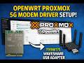 Build a Virtual Router in Proxmox: OpenWrt + Waveshare T99W175 MBIM 5G WAN