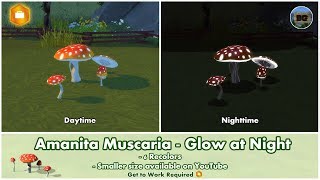 Bakies The Sims 4 Custom Content: Amanita Muscaria - Glow at Night