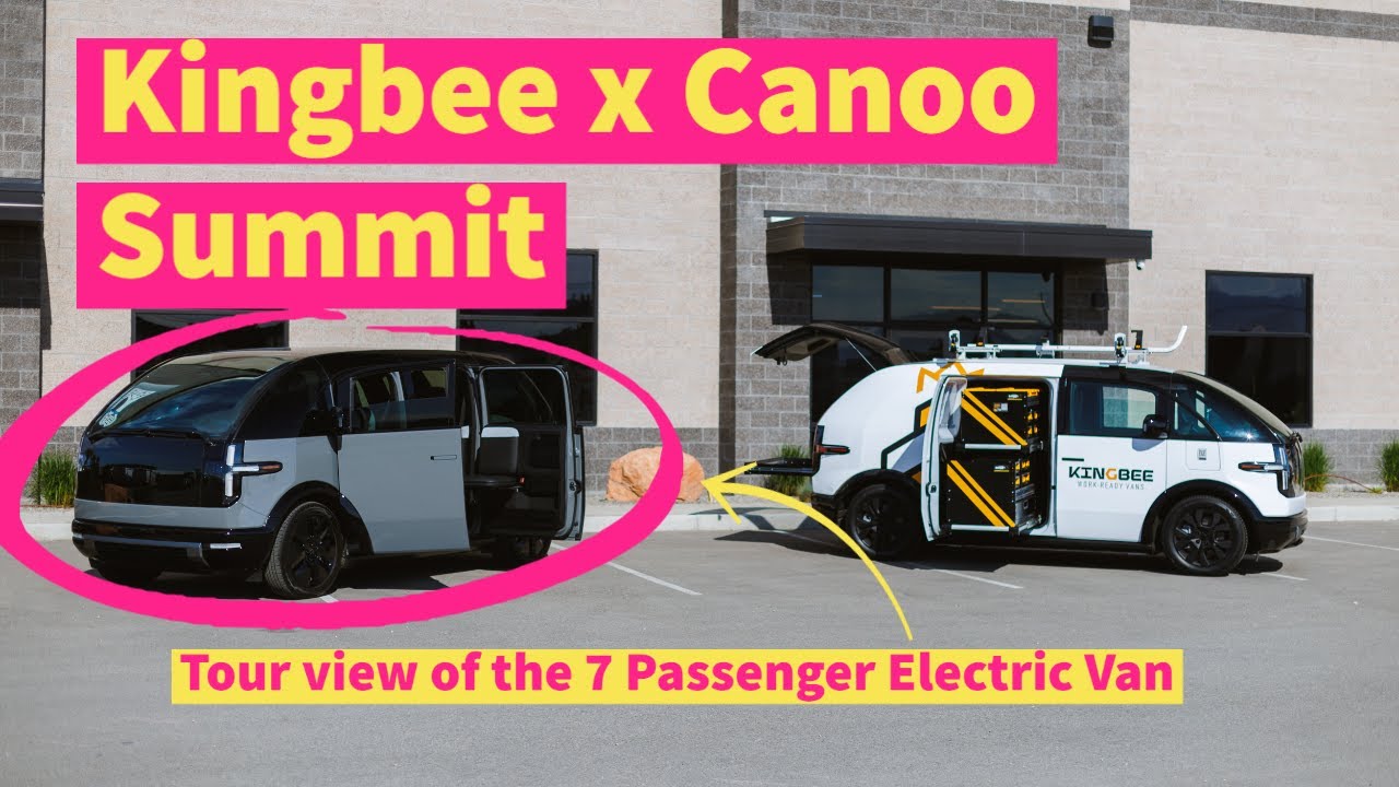 Viewing of the 7 passenger Canoo Electric Lifestyle Vehicle