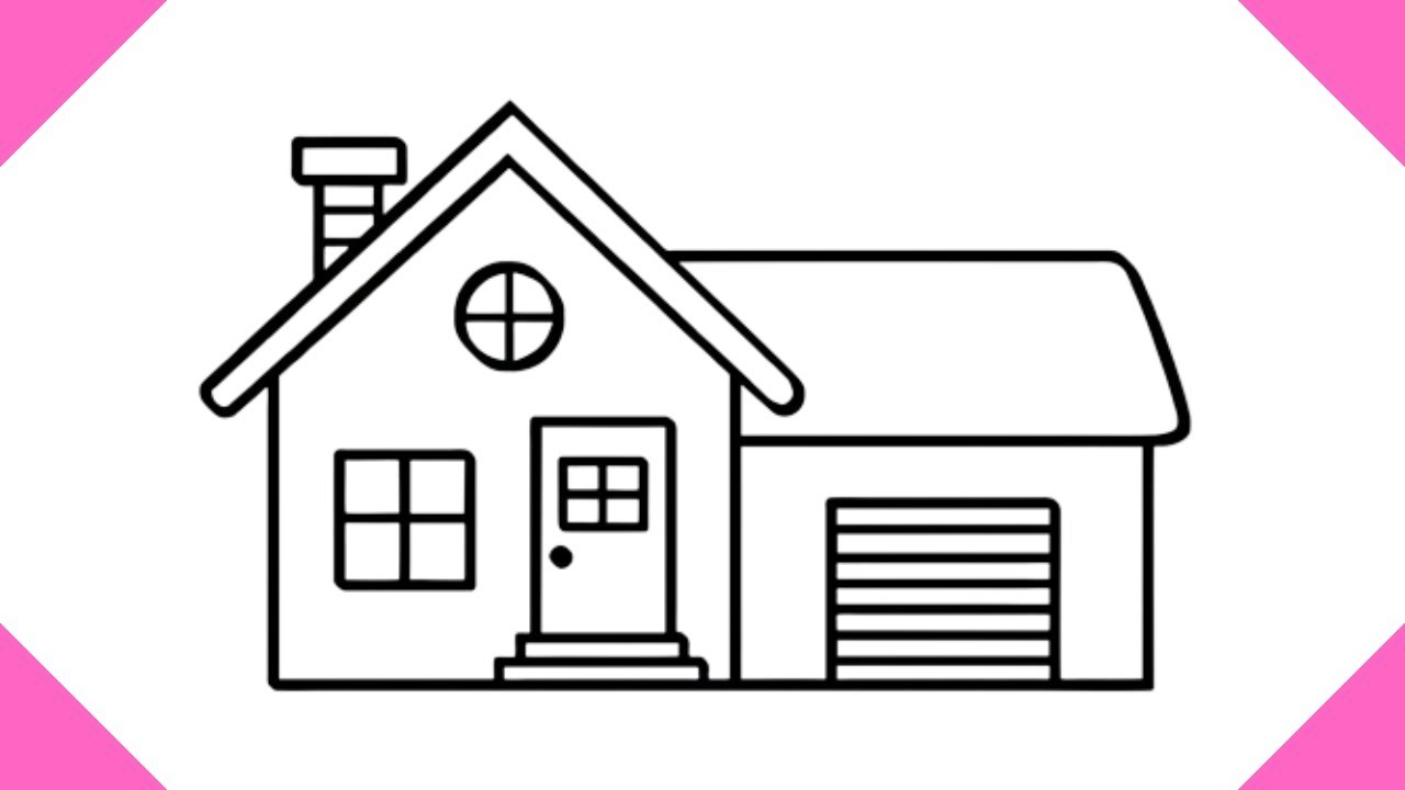 HVORDAN TEGNER DU ET HUS TRINN FOR STEG