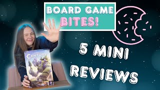 Board Game Bites #3 | Miniature Reviews of Board Games