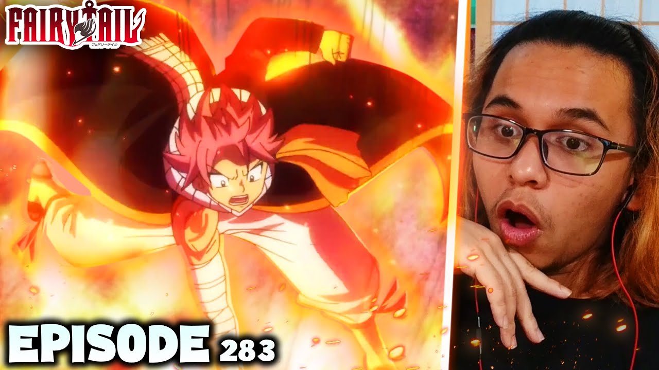 NATSU BEATS A GOD🔥 | Fairy Tail Episode 283 Reaction - YouTube