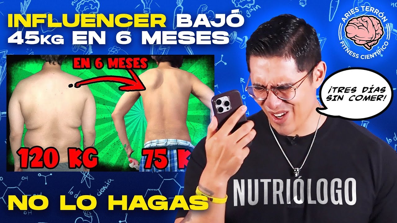 INFLUENCER PERDIÓ 45 KG de la PEOR FORMA POSIBLE 💀 (NO LO HAGAS)