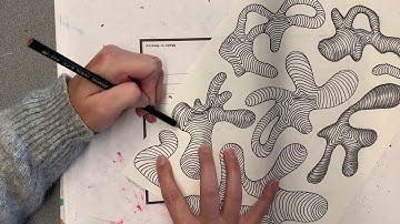 Cross Contour Organic Shapes