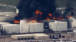 ITC Fire Deer Park: 7 tanks on fire