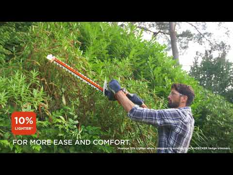 Black & Decker BEHTS501 Electric Hedge Trimmer 600W with Blade 60cm BEHTS501 BEHTS501-QS