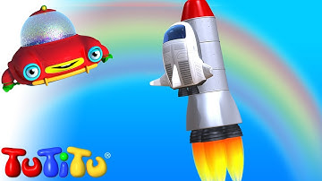 🎁TuTiTu Builds a Spaceship - 🤩Fun Toddler Learning with Easy Toy Building Activities🍿