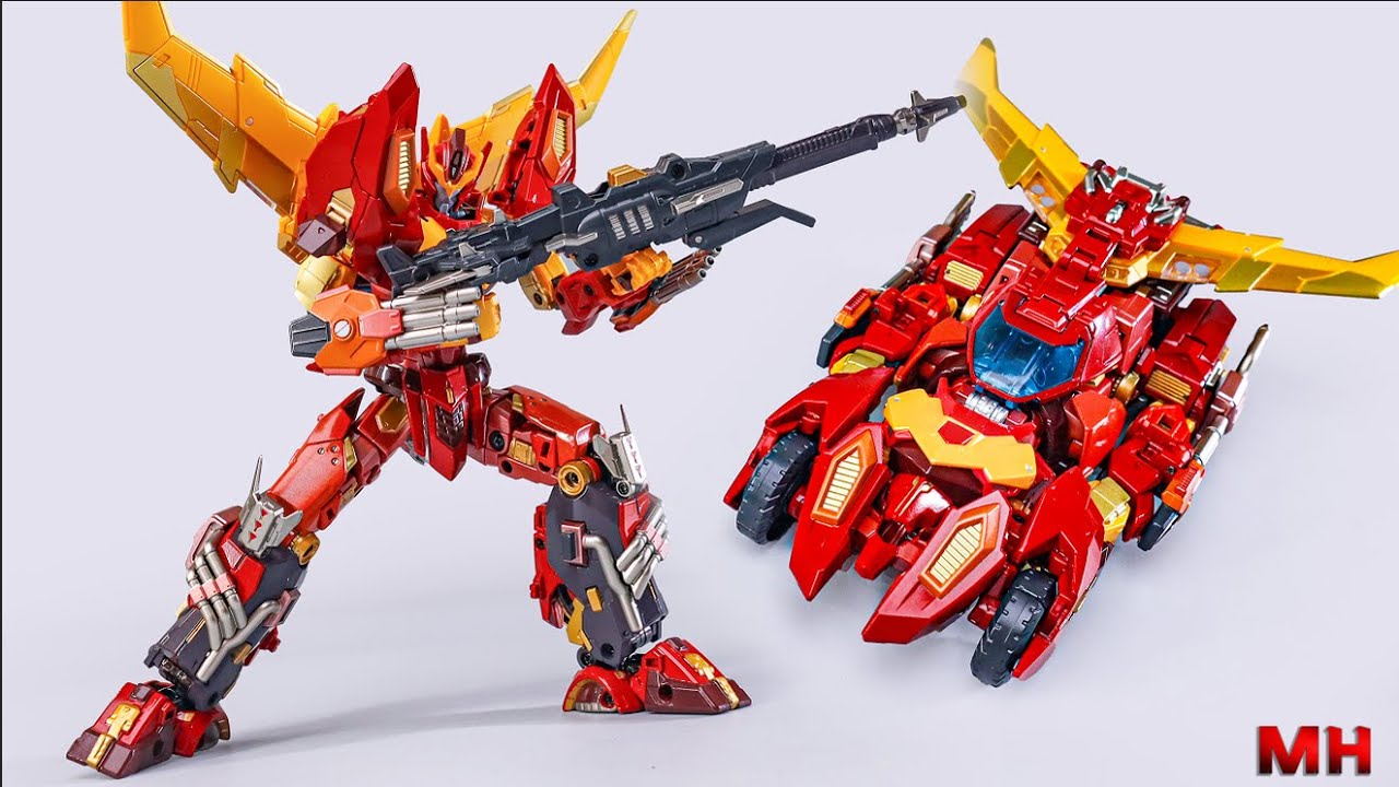 AT01 KO Adamas Machina Rodimus Hot Rod Transformation.