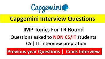 Capgemini Interview Question | Capgemini results out | Off campus drive 2022