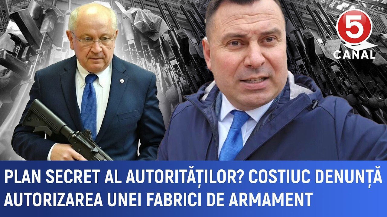 Plan secret al autorităților? Costiuc denunță autorizarea unei fabrici de armament