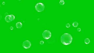 Fonds vert gratuit bulles {1}