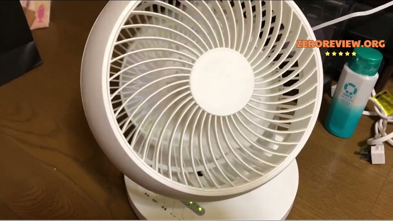 レビューiimono117 サーキュレーター 扇風機 360度回転 自動首振り