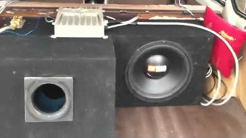 Subwoofer design toolbox result