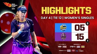 IPBL Tie 12 – Women’s Singles – Mumbai Smashers vs Hyderabad Royals | Allison Harris vs Megan Fudge