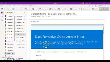 Data Formative Check - Microsoft Forms Introduction