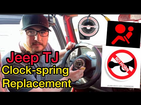 How to - clockspring replacement on Jeep wrangler Tj XJ 1997-2001