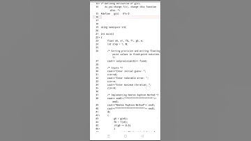 Newtown raphson method coding with Harry coding for beginners#short #education #edit