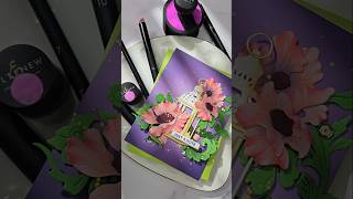 ultimate ink blended poppies #cardmaking #craft #flowers #cardcreations #diy