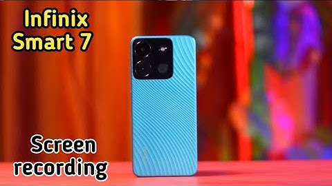 Screen Recording Setting In Infinix Smart 7, How To Record Screen In Infinix Smart 7,