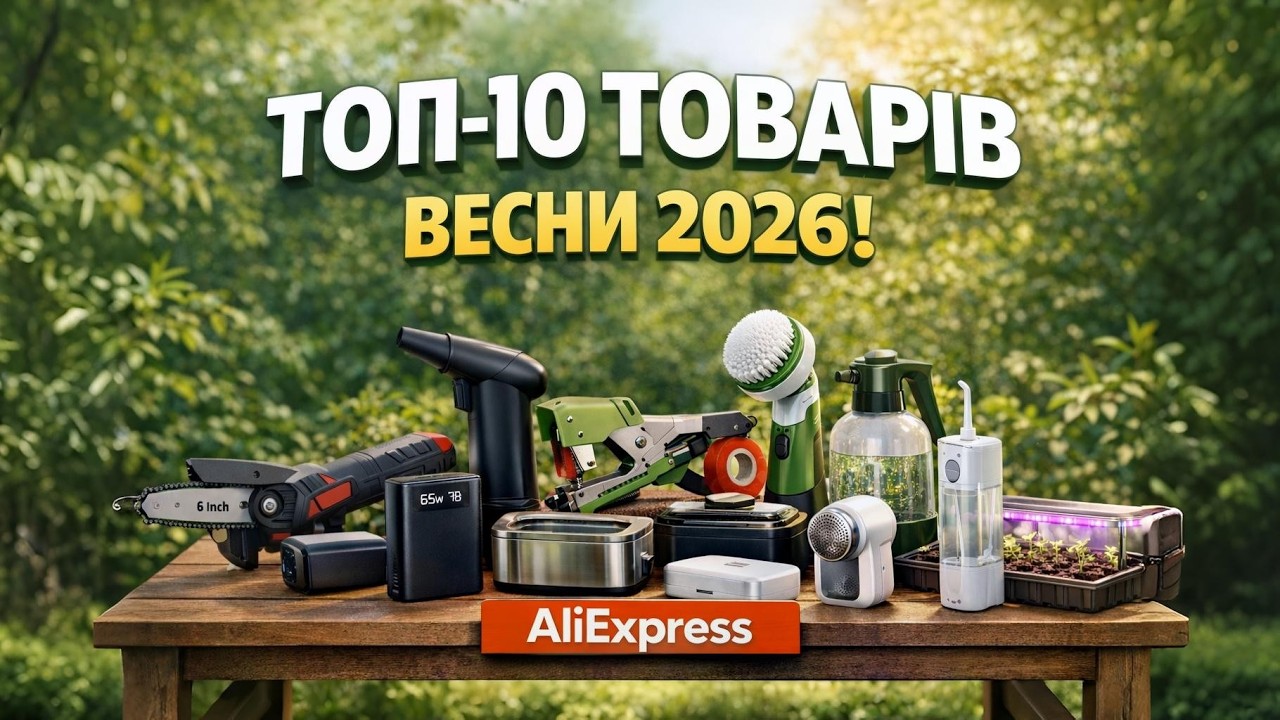 Топ-10 знахідок з AliExpress для весни 2026 🌿 Корисні гаджети для дому та саду