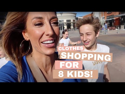 Shopping For 8 Kids - How To Budget, Save, And Manage! | Jordan Page
