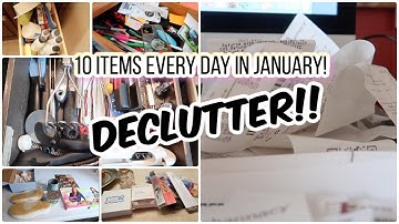 DECLUTTER WITH ME | JANUARY 2023 DECLUTTER CHALLENGE