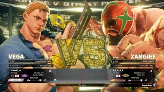 SFV Champion Edition 🔥 CheeK_re (Vega) Vs ASASE (Zangief)🔥 Online Match's 01-30-2023
